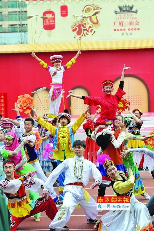 ↑广府庙会“重头戏”——— 民俗文化大巡演。