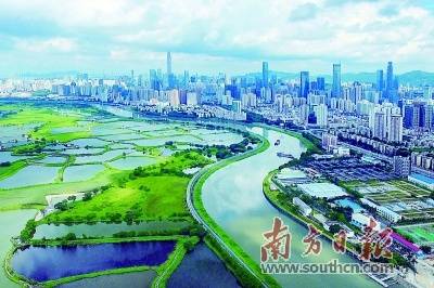 落马洲河套地区将成深港科技合作基地。南方日报记者 朱洪波 摄