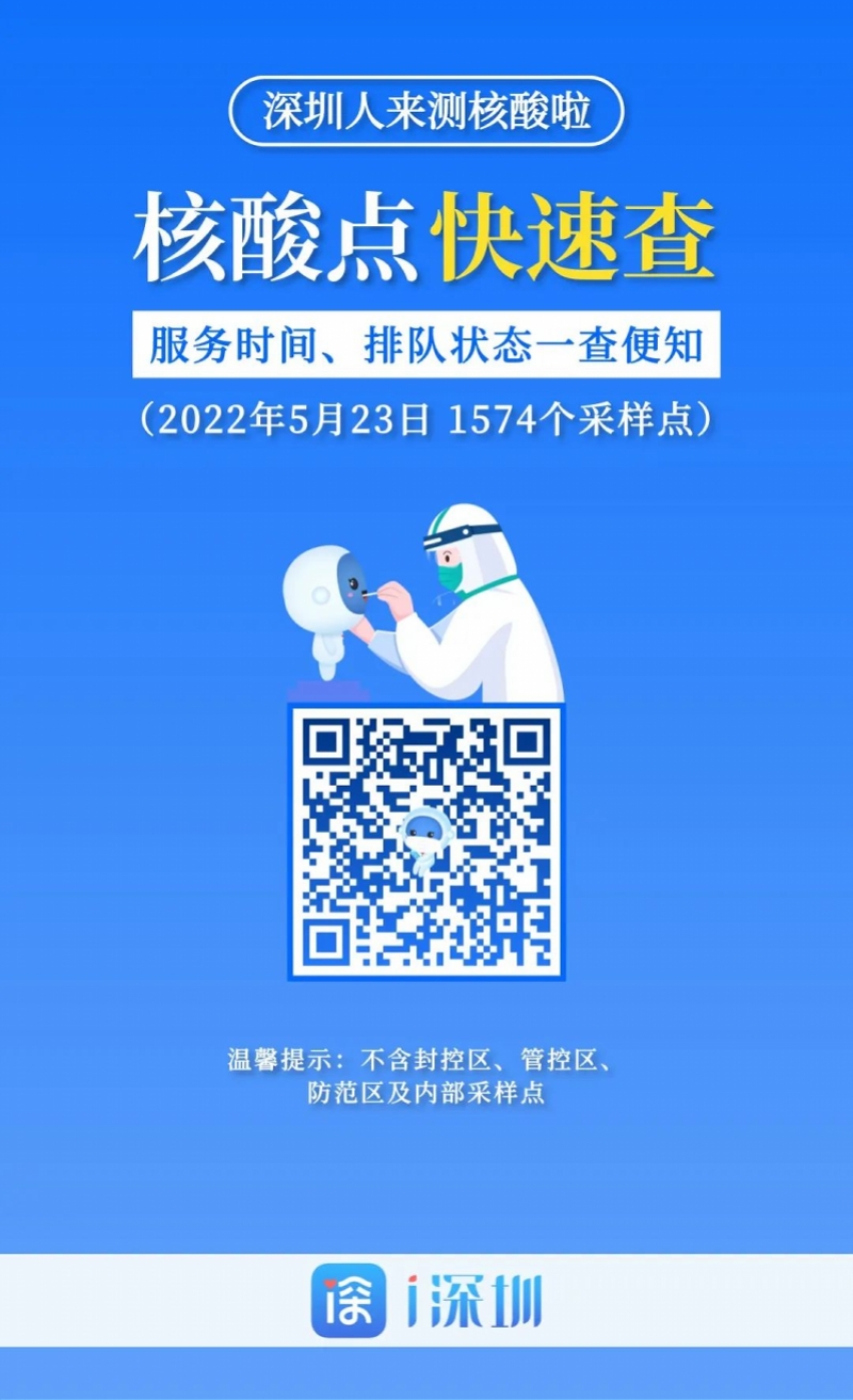 今日1574个核酸采样点更新_深圳24小时_深新闻_奥一网