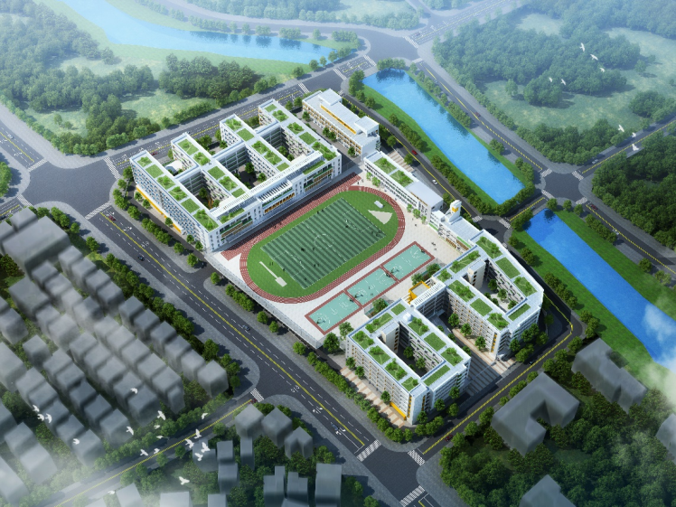 坪山区重点建设项目之一—新合实验学校(立项名称:新合路学校,自