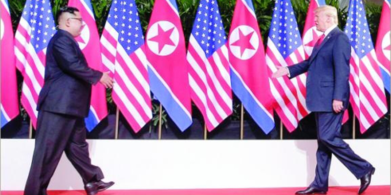 历史一握！朝美领导人签联合声明，确定半岛无核和平目标