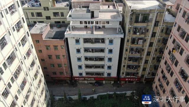 深圳光明楼房倾斜群众疏散调查:系软弱地基不均匀沉降引起
