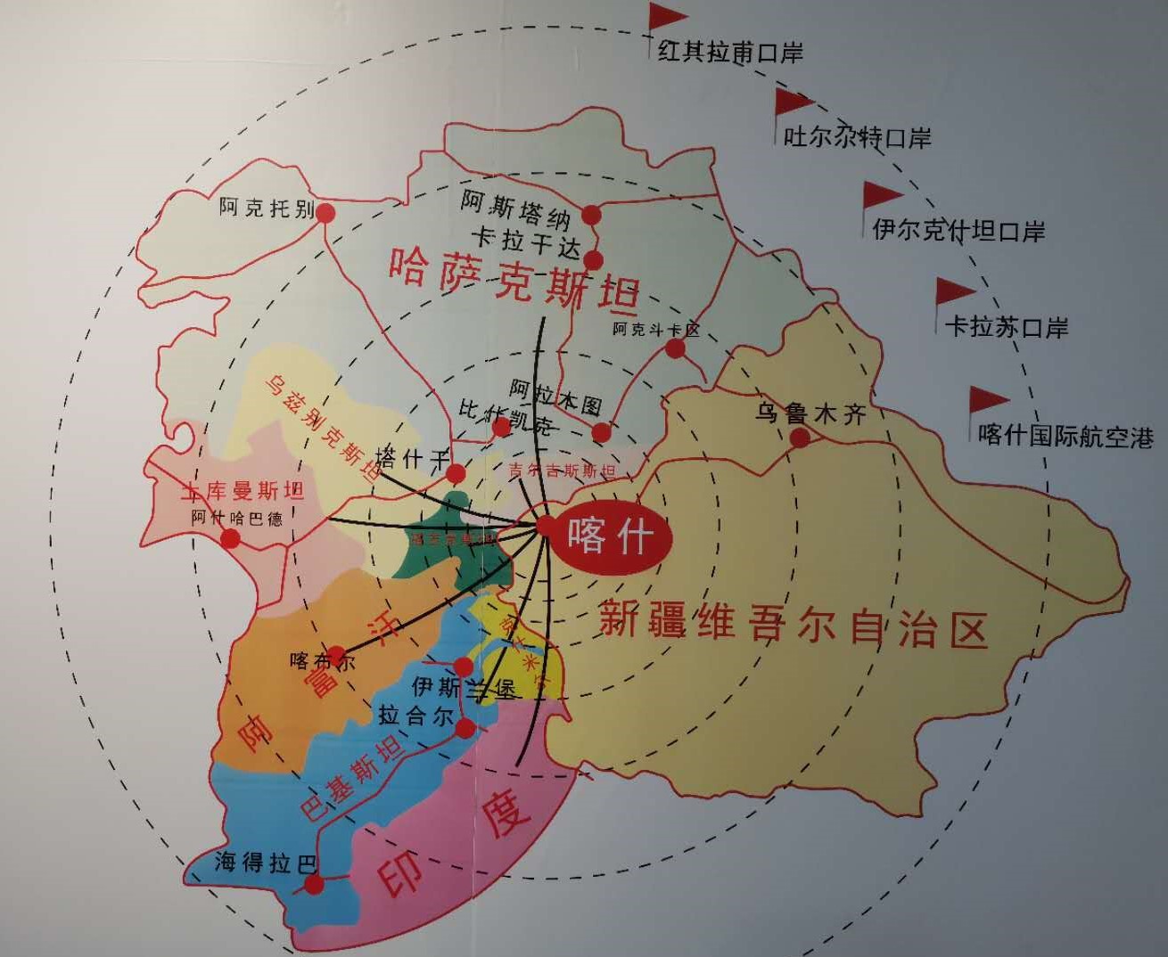 红旗拉普口岸地图图片