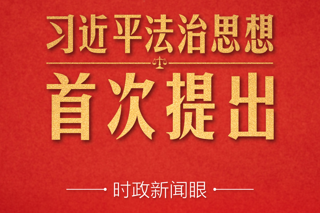 中央首次召开这个重要会议,系统阐述习近平法治思想