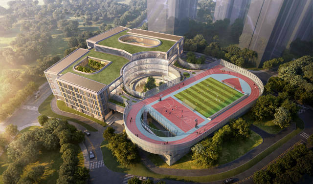 英国国王学院学校罗湖校区效果图。受访者供图