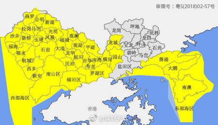 深圳分区暴雨黄色预警升级为橙色