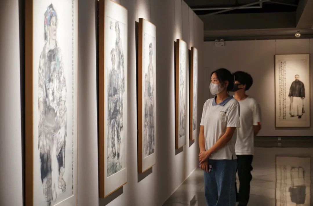 文化事业发展2021年,两大美术展先后落地福田福田区建区三十多年来