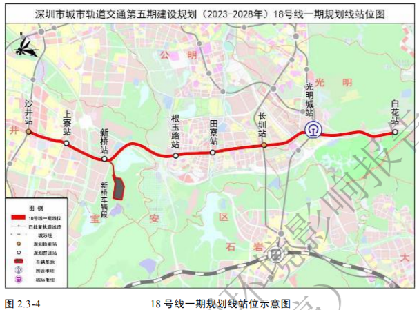 深圳13條新地鐵線站點曝光經過這些區