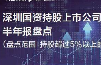 八成深圳国资系上市公司上半年实现盈利